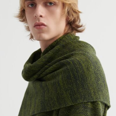 Kowtow Seed Scarf — twisted-green - Image 2