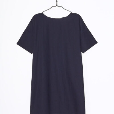 Kowtow Script Dress — Navy - Image 1