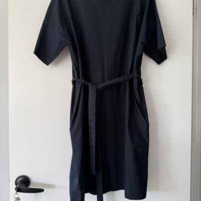 Kowtow Script Dress — Navy - Image 2