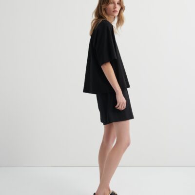 Kowtow Oversized Boxy Tee — black - Image 1