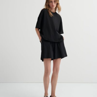 Kowtow Oversized Boxy Tee — black - Image 2