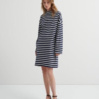 Kowtow Measure Dress — uniform-stripe - Image 2