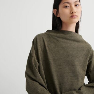 Kowtow Measure Dress — bark-melange - Image 2