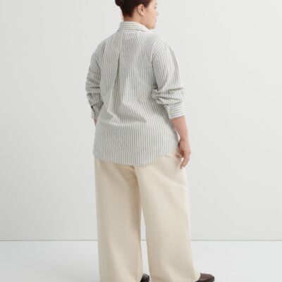 Kowtow Maker Shirt — ticking-stripe - Image 2