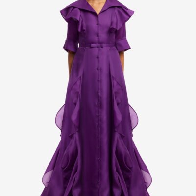 LEO LIN Isabella Silk Gown - Eminence — AU 6 (US 2) - Image 2