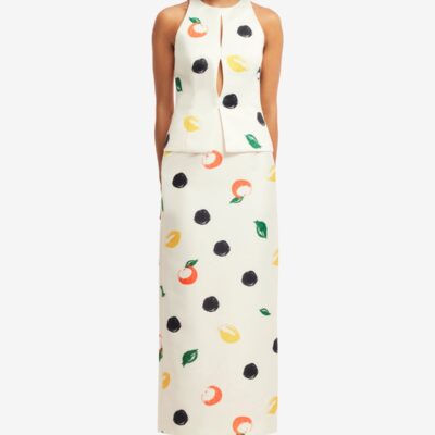 LEO LIN Quinn Maxi Skirt - Citrus Spots — AU 6 (US 2) - Image 2