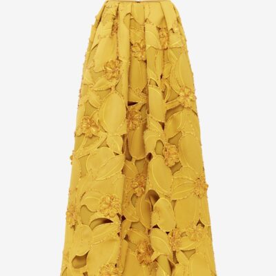 LEO LIN Victoria Embellished Puff Maxi Skirt - Opulence - Image 1