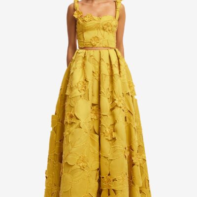 LEO LIN Victoria Embellished Puff Maxi Skirt - Opulence - Image 2