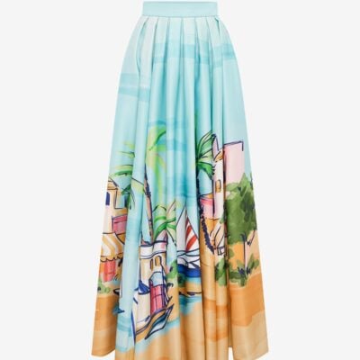 LEO LIN Reinette Skirt - Voyage Print - Image 1