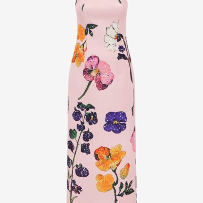 LEO LIN Rayna Printed Bustier Maxi Dress - Wildbloom — Wildbloom Print - Image 1