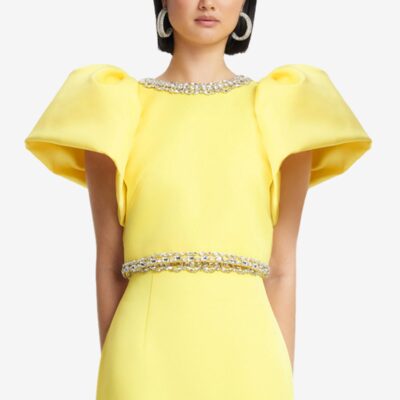 LEO LIN Lucia Embellished Top - Sunshine - Image 2