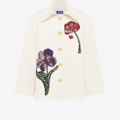 LEO LIN Leyna Embellished Jacket - Wildflowers - Image 1
