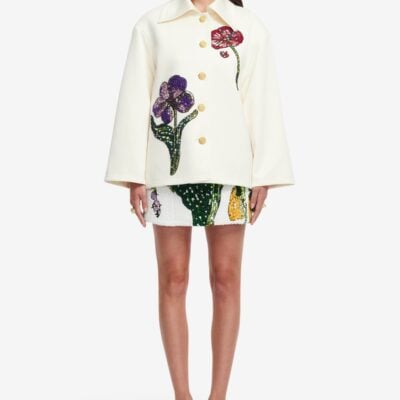 LEO LIN Leyna Embellished Jacket - Wildflowers - Image 2