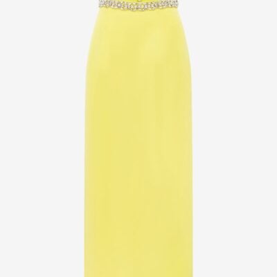 LEO LIN Kyra Embellished Maxi Skirt - Sunshine - Image 1