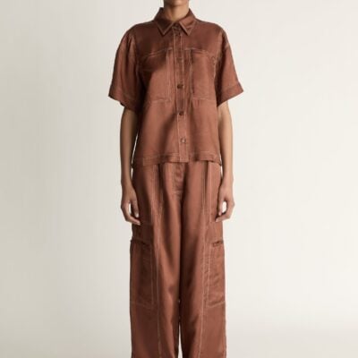 Lee Mathews Sloane SS Shirt — Copper - Image 1