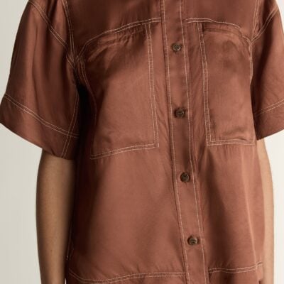 Lee Mathews Sloane SS Shirt — Copper - Image 2