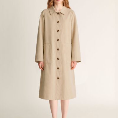 Lee Mathews Henry Bonded Jacket — Bone - Image 1