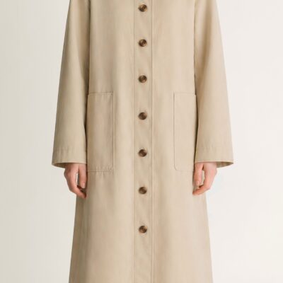 Lee Mathews Henry Bonded Jacket — Bone - Image 2