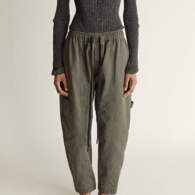 Lee Mathews Harper Drill Pant — Slate - Image 2