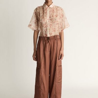 Lee Mathews Sloane Relaxed Pant — Copper - Image 1