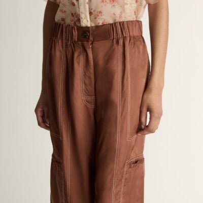 Lee Mathews Sloane Relaxed Pant — Copper - Image 2