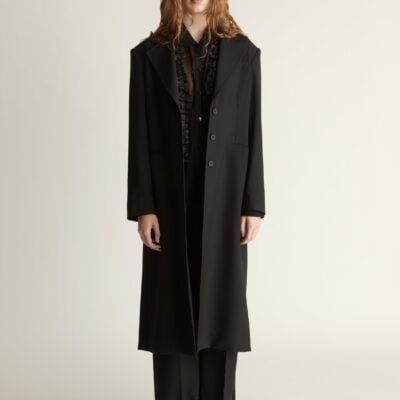 Lee Mathews Mortimer Coat — Black - Image 1