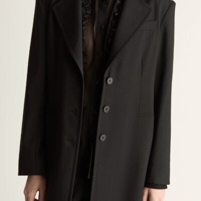 Lee Mathews Mortimer Coat — Black - Image 2