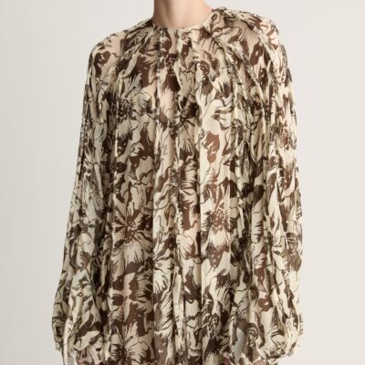 Lee Mathews Neeve Dress — Walnut - Image 2