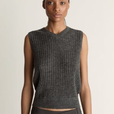 Lee Mathews Mila Tank — Charcoal - Image 1