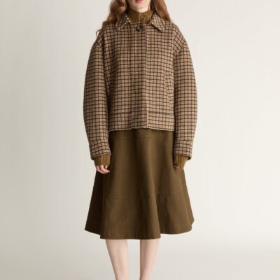 Lee Mathews Macintosh Jacket — Nutmeg - Image 1