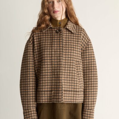 Lee Mathews Macintosh Jacket — Nutmeg - Image 2