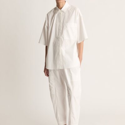 Lee Mathews LM Poplin SS Shirt — Natural - Image 1
