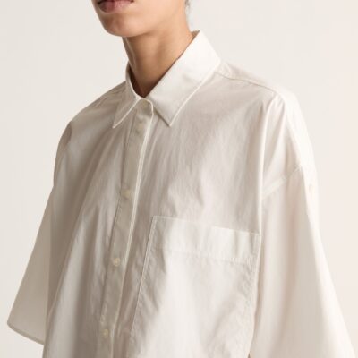Lee Mathews LM Poplin SS Shirt — Natural - Image 2