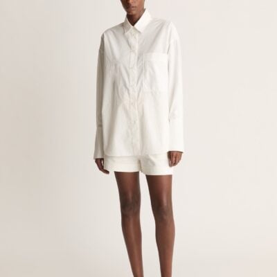 Lee Mathews LM Poplin LS Shirt — Natural - Image 1