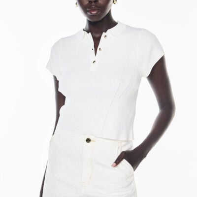 Manning Cartell Firm Favourite Knit Polo — WHITE - Image 1