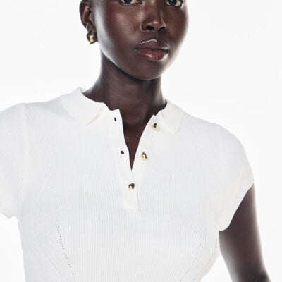Manning Cartell Firm Favourite Knit Polo — WHITE - Image 2
