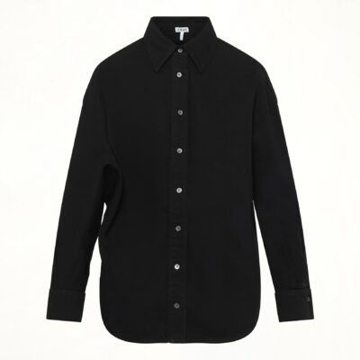MARAIS Wrap Shirt in Black - Image 2