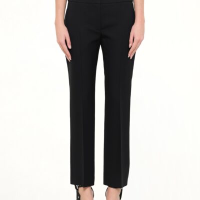 MARAIS Wool Silk Pants in Black - Image 1