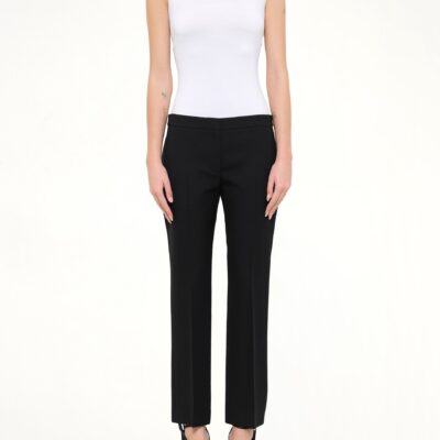 MARAIS Wool Silk Pants in Black - Image 2