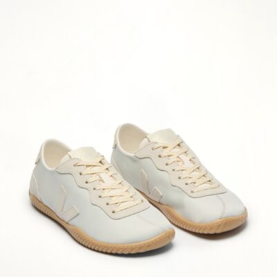 MARAIS Veja x Baserange Jitsu Sneaker in Natural/Grey — WHITE - Image 2