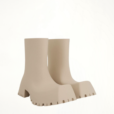 MARAIS Trooper Rubber Low Boot in Beige - Image 2