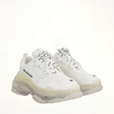 MARAIS Triple S Clear Sole Sneakers in White - Image 2