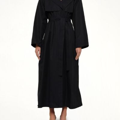 MARAIS Trench Coat in Minuit — NAVY - Image 1