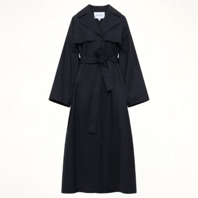 MARAIS Trench Coat in Minuit — NAVY - Image 2