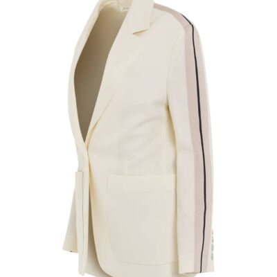 MARAIS Track Blazer in Butter/Off White — YELLOW - Image 2