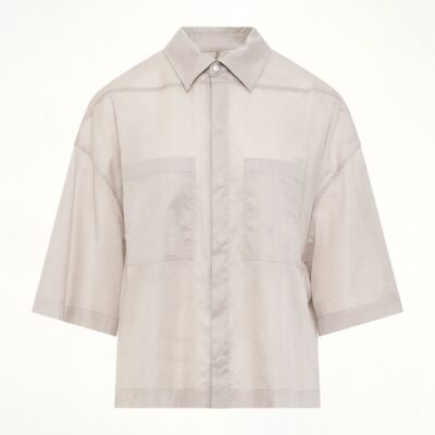 MARAIS Tommy Shirt in Pearl — GREY - Image 2