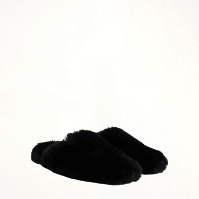 MARAIS Teddy Mule in Black - Image 2