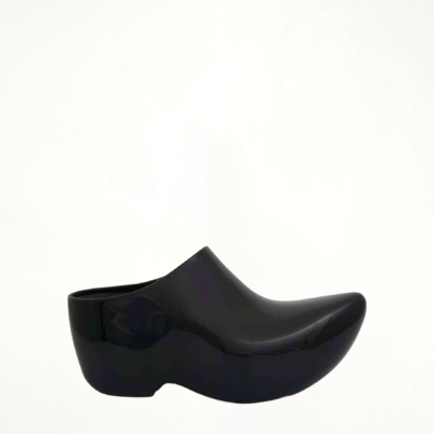 MARAIS Technoclog Shinny Mule in Black - Image 1