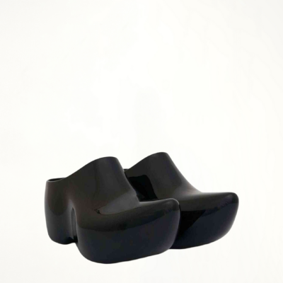 MARAIS Technoclog Shinny Mule in Black - Image 2