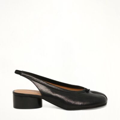 MARAIS Tabi New Ballerina Slingback H30 in Black - Image 1